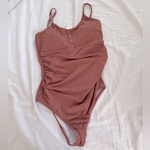 Pink Blush Maternity Swimsuit